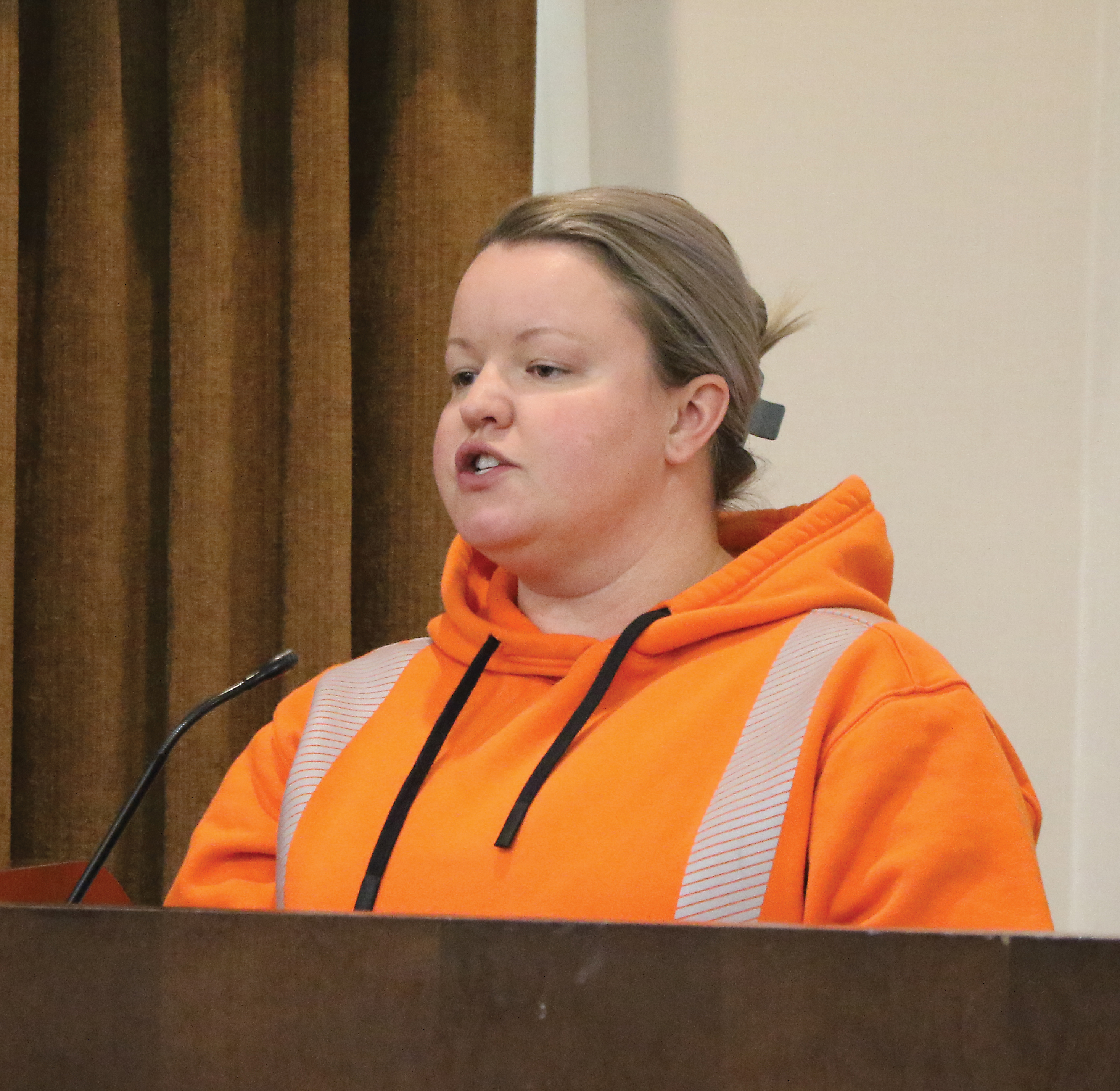 Danielle Rhodes of Broadhead Construction.